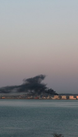 Incendio en el Puerto